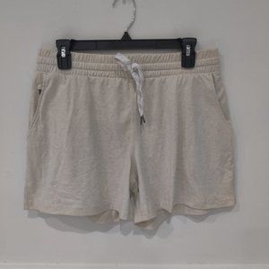 NWT Pacific Trail Women's Cozy Athletic Outdoors Shorts Oatmeal Sz S $45 9HL264